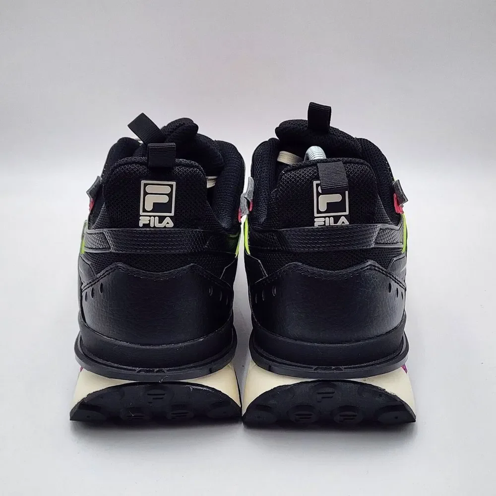 Fila Sandenal‎ Low Mens Casual Athletic Shoes Pink Black 1RM02029-041 Men's 10.5